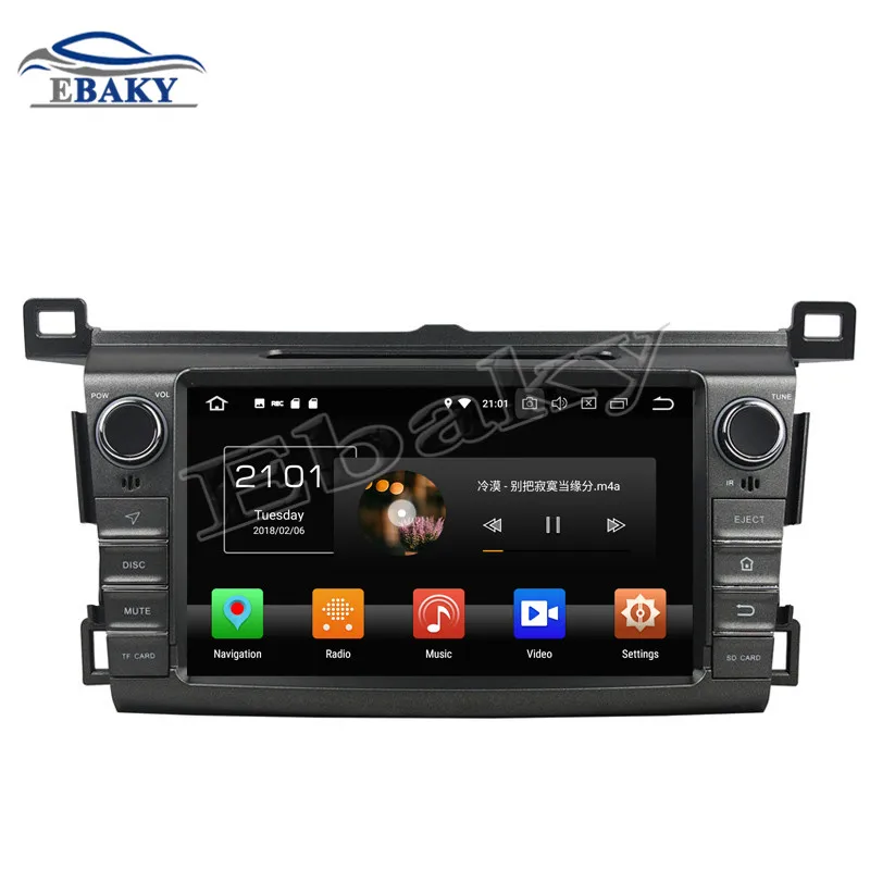 Perfect NaviTopia 8inch 4GB RAM 64GB ROM Octa Core Android 9.0 Car DVD Player For Toyota  RAV4 2013/Bluetooth/GPS 13