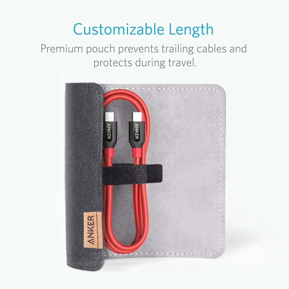 Кабель Anker Powerline+ C к C 2,0 высокая прочность, для устройств usb type-C, MacBook, Matebook, iPad Pro, Galaxy, Pixel, Nexus и т. Д