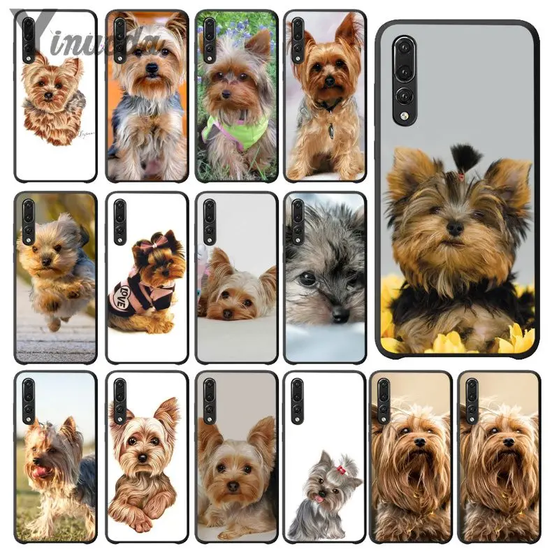 

Yinuoda Yorkshire terrier dog Newest Fashion DIY Luxury High-end Protector Case for Huawei P20Pro P10 Plus P9 Mate 10 Lite Cases