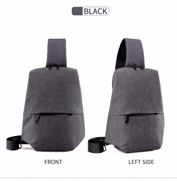 AHRI 2017 New Soft Waterproof High Capacity Chest Bag For Men Female Canvas Sling Bag Casual Crossbody Bags For Short Trip Urban 15