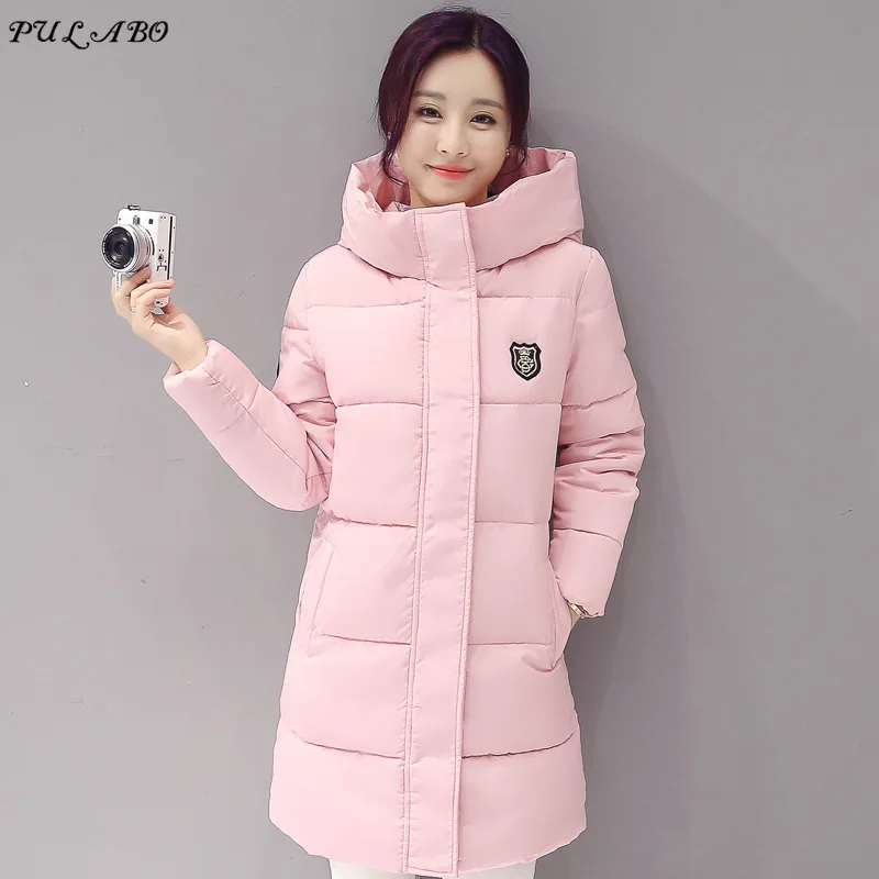 

Causal Hooded Parkas Long Coat Woman's Basic Jackets Winter Wadded Jacket Women Padded Jackets Coats Winter Collection