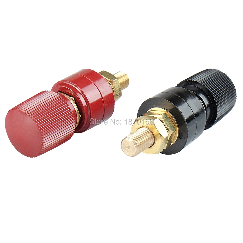2 Pcs M6 Copper Post 6mm Regulator Welder Terminal Post Clip Terminal Screw Copper