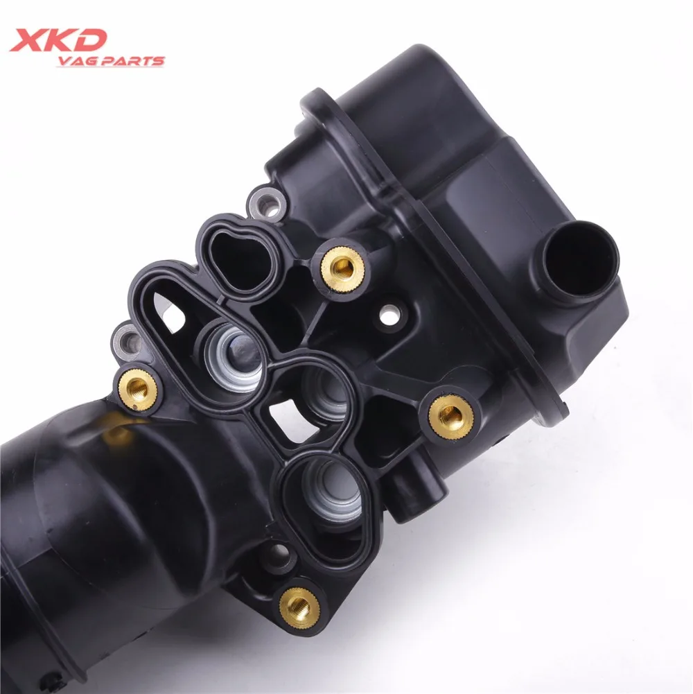 06F115397J новый корпус масляного фильтра двигателя в сборе для Au di A3 A4 TT V W Golf Eos J etta