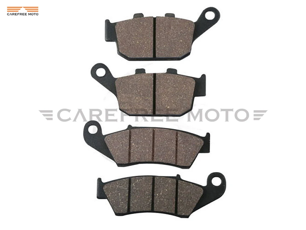 4 PCS Motorcycle Front Rear Brake Pads case for HONDA NX 650 DOMINATOR XL600V XL650V TRANSALP XRV750R 1995-2000