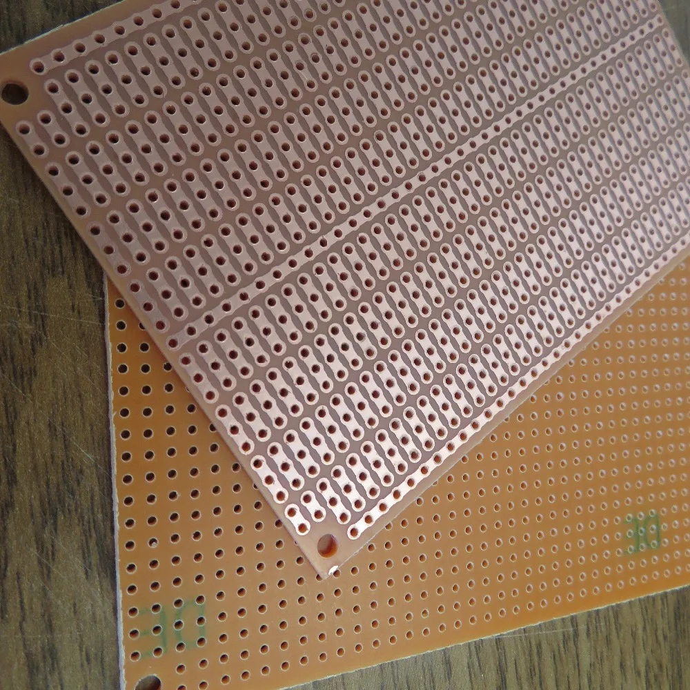 

5pcs/lot 70x100mm universal Stripboard Veroboard vero experiment circuit Board 3er hole breadboard DIY prototype printe pcb