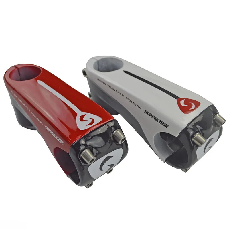 

top quality carbon stem bicycle handlebar stems 6 degree red or write color decals NGT wholesale carbon bike parts cheap