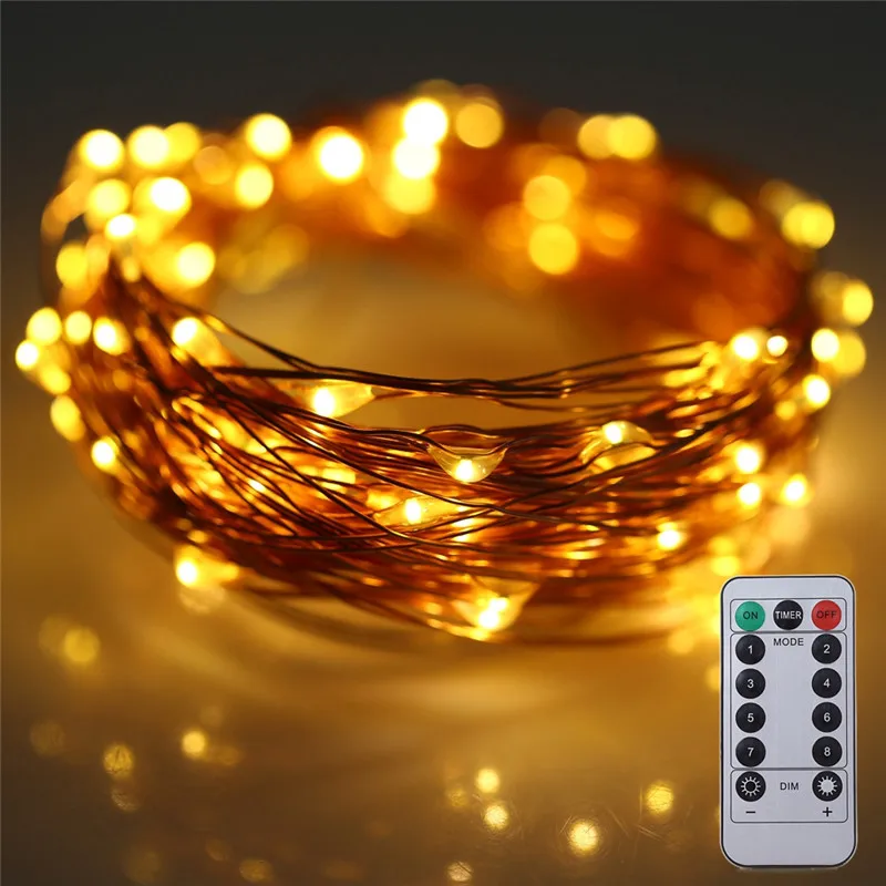 10m 100 leds copper wire aa battery operated remote 10m 100 leds copper wire aa battery operated remote