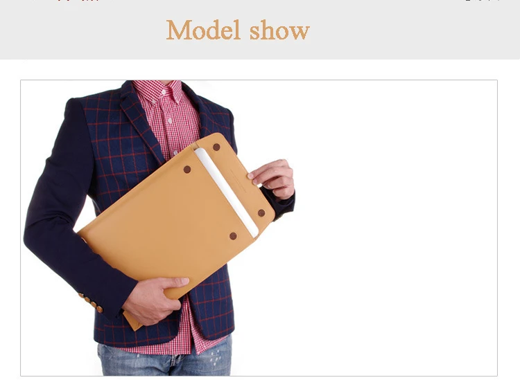 Горячее предложение унисекс искусственная кожа Магнитная Пряжка Laptop Sleeve 11,6 12 13,3 для Apple Macbook Air Pro 11 13 Чехол retina 15 тетрадь сумка