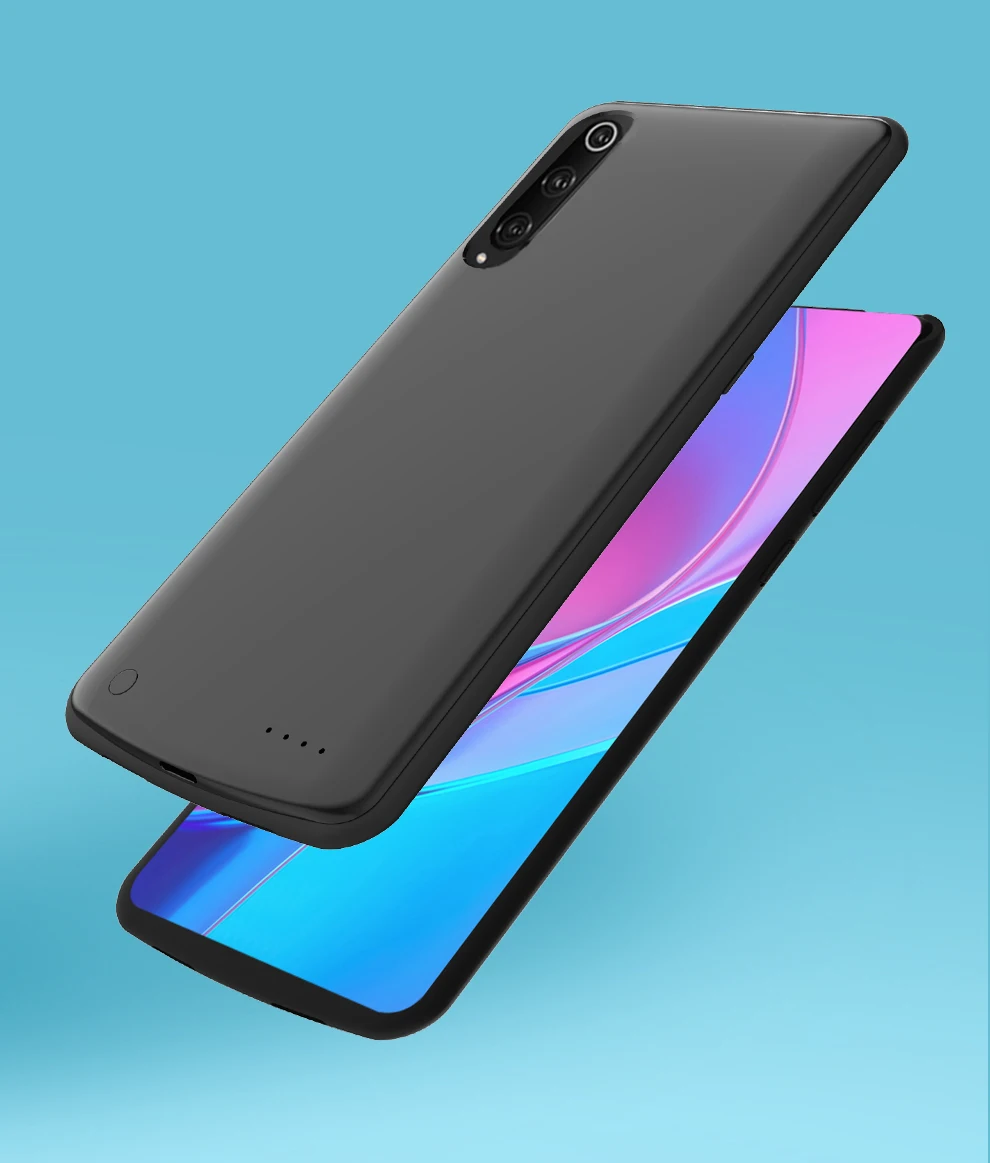 Чехол с зарядным устройством для Xiaomi Mi 9 тонкий ударопрочный чехол глобальный