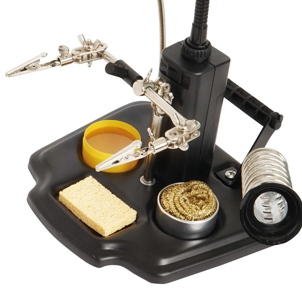  Pro'skit SN-396 Circuit Board Maintenance Multi-Function Welding Machine Bracket LED Lights For Sol - 32957946468