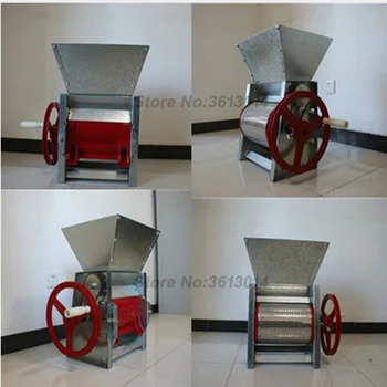 

Manual fresh coffee bean peeling machine coffee pulper cocoa beans huller machine