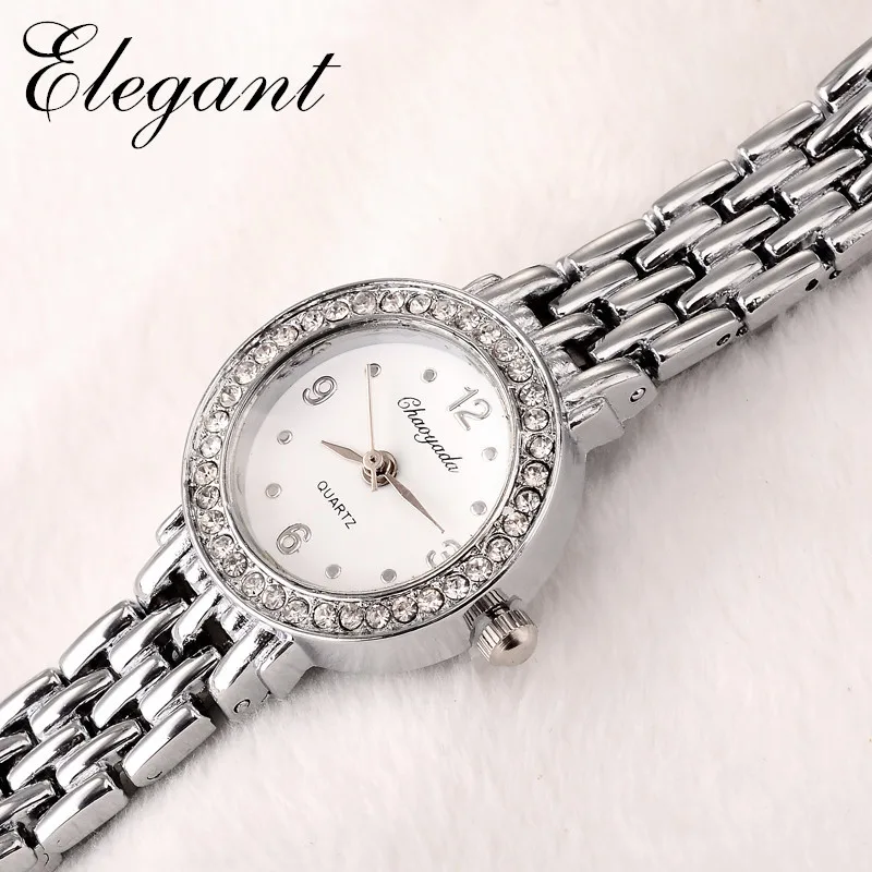 женщин кварцевые часы 2014 новый известный бренд моды для женщин нержавеющая сталь analog круглый циферблат relogio браслет наручных часов watch