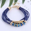 MINHIN Fashion Multilayers Charm Bracelets Gold Risers Design Handmade Bracelet Women Friendship Wrist Bracelets Gift ► Photo 2/6