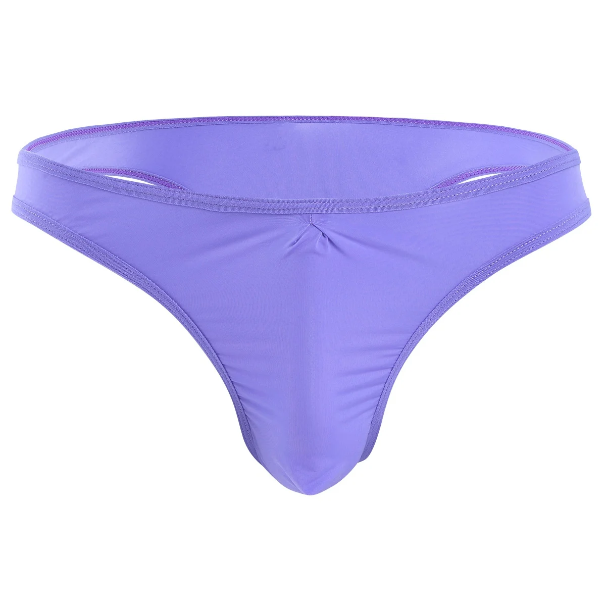 Gay Swimwear Men Swimsuit Lingerie Underwear G-String Bikini Briefs Male Swimming Suit Underpants with Bulge Pouch Male Panties - Цвет: Purple