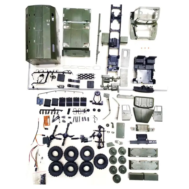 WPL B36 1 16 RC Car 2 4G 6WD Military Truck Rock Crawler Command Communication Vehicle