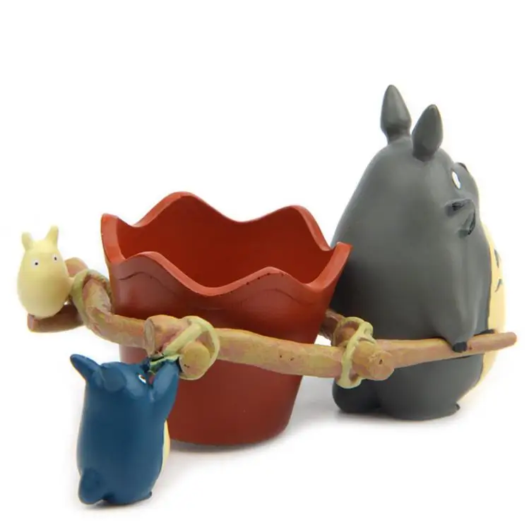 1 компл. Милая студия Ghibli Хаяо Миядзаки Мой сосед Тоторо игрушка смола Аниме мультфильм фигурка модель детские игрушки подарки