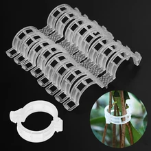 50/100 шт прочные садовые теплицы овощи с фокусным расстоянием 25 мм Пластик завод Поддержка зажимы для растений Сваг из лозы сад украшение бонсай