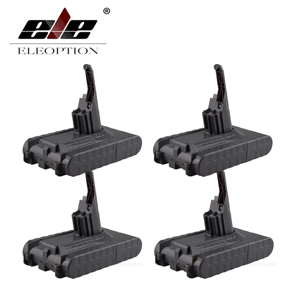 

ELEOPTION 4PCS Neweat 21.6V 2800mAh / 60.48Wh Li-ion Rechargeable Battery Pack For Dyson V8 Series Vacuum Cleaner