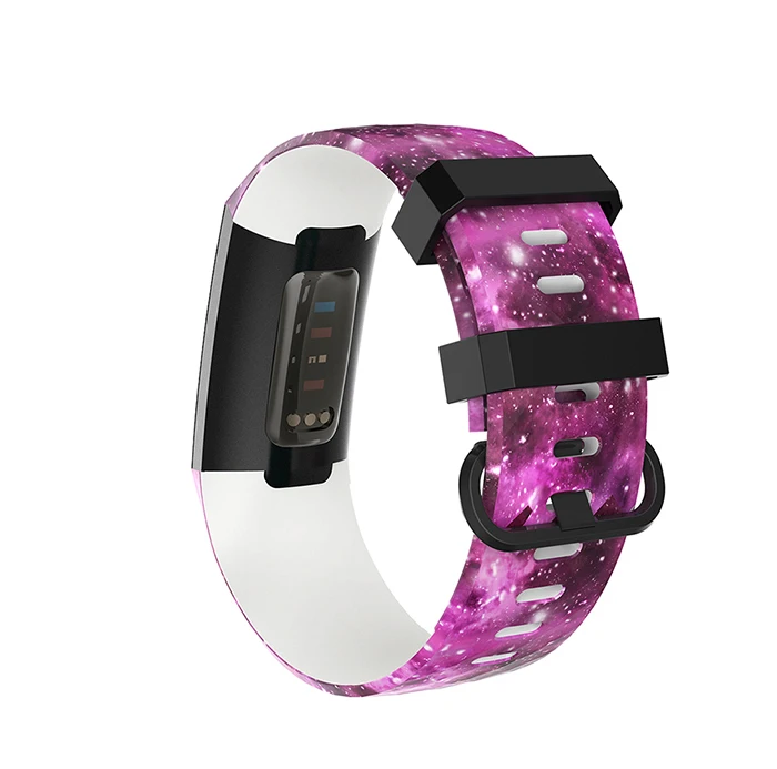 Honecumi для Fitbit Charge 3 полосы для женщин и мужчин TPU Charge3 ремешок с ремешком с пряжкой для Fitbit Charge 3 Смарт часы браслет - Цвет: Pattern 9