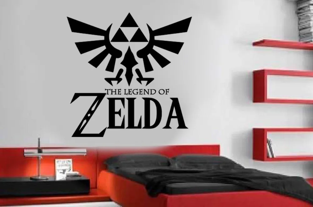 Legend Of Zelda Tri Force Gaming Design Home Wall Art Decal Vinyl Sticker