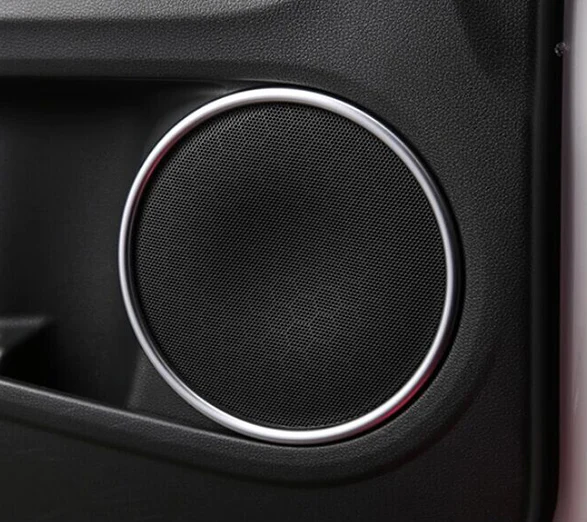 

ACCESSORIES FIT FOR HONDA VEZEL HR-V 2014 2015 2016 CHROME DOOR STEREO SPEAKER COLLAR COVER TRIM RING SURROUND HRV
