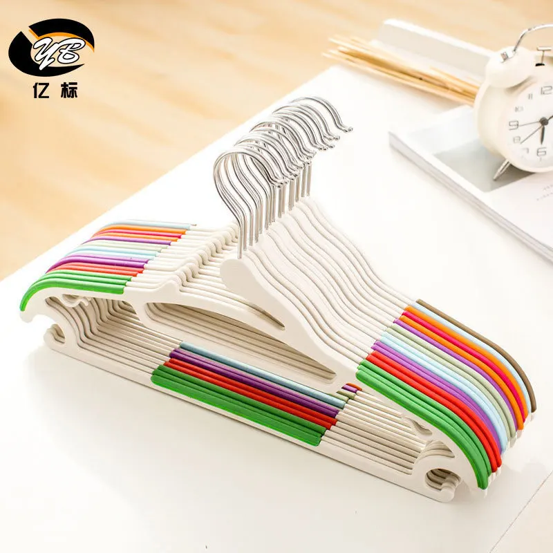 

Plastic Hanger Household Multi-functional Adult Non-slip Hanger Clothing Store Display Hanger