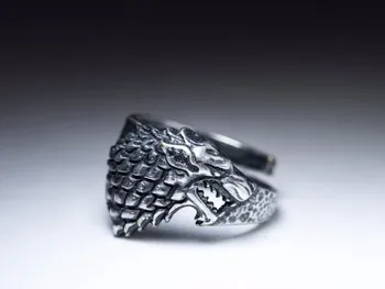

200pcs House Stark Direwolf Ring Game of Thrones Stark Ring Game of Thrones Ring