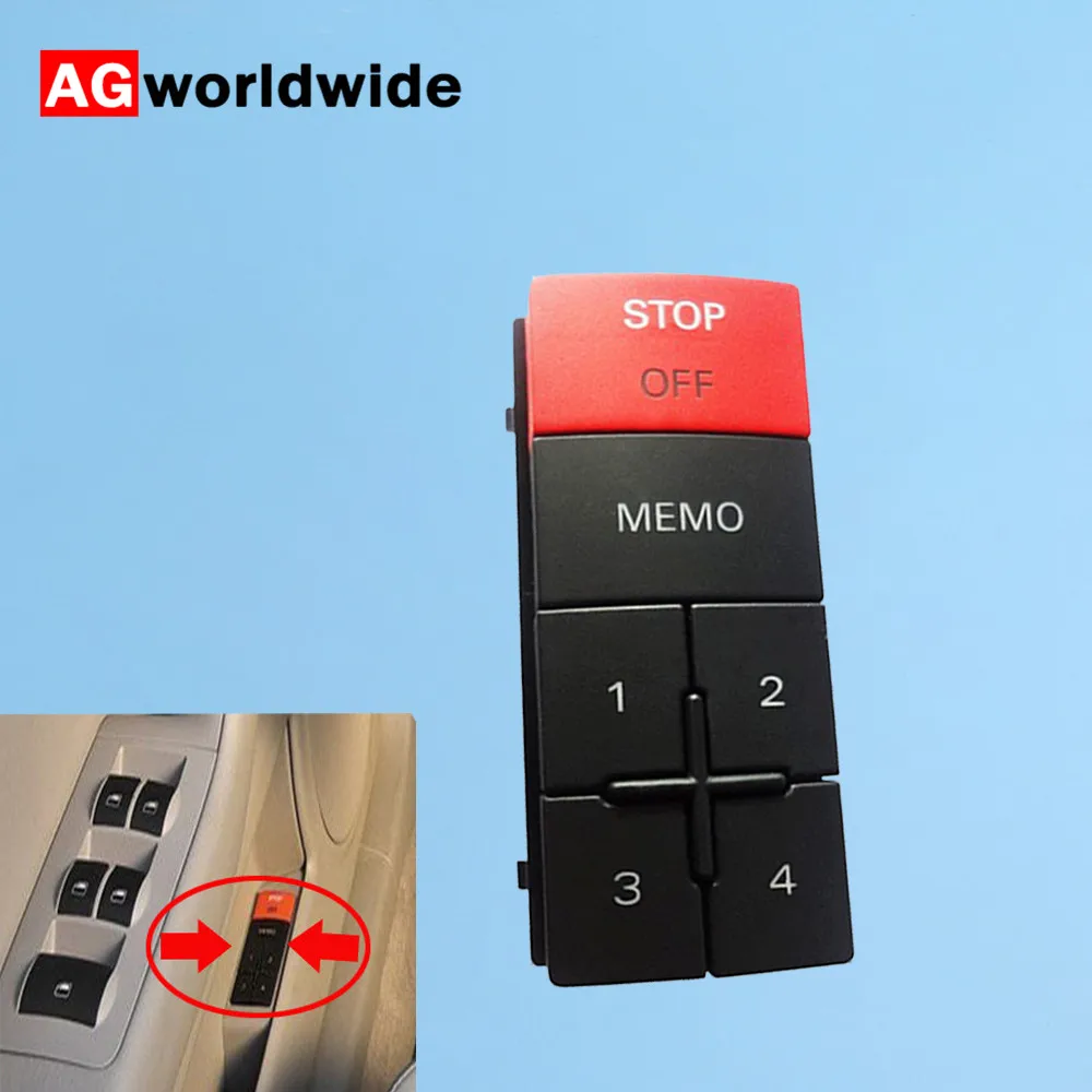 

OEM Electric Seat Backrest Headrest Adjuster Memory Switch Button For Audi A4 S4 Avant For Exeo 2009-2014 8E0959769