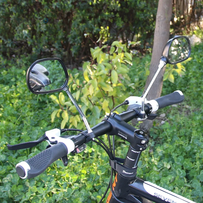 1 пара велосипедных рулей, зеркало заднего вида, Велосипедное Зеркало, широкий диапазон заднего вида, отражатель для горной дороги, зеркала для велосипеда PA0090