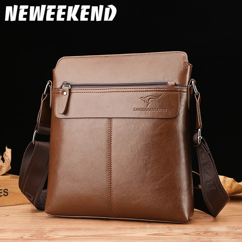 

Man Messenger Bag Men Pu Leather Shoulder Bags Business Crossbody Casual Bag IPad Messenger Briefcase Travel Bag 0180-bz