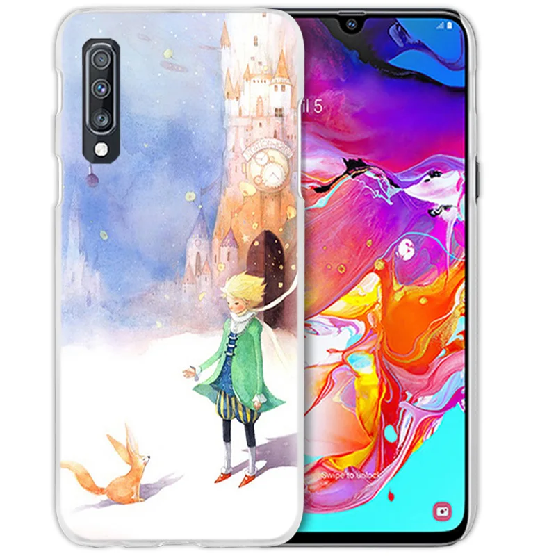 Чехол The Little Prince для Samsung Galaxy A50 A70 A20e A40 A30 A20 A10 A71 A51 A9 A7 2018 жесткий прозрачный чехол
