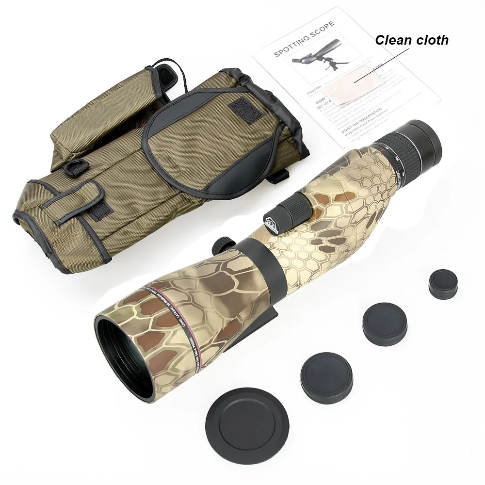 E.T Dragon ED Lens Spotting Scopes SP13 20-60x85APO Zoom ED Multi-layer Coated Lens for Hunting Shooting gs26-0027