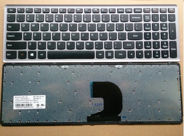 US клавиатура для ноутбука lenovo Ideapad P500 P500A Z500 Z500A Z500G 25206237 25206417 9Z.N8RSC.301 9Z.N8RSC.401 |