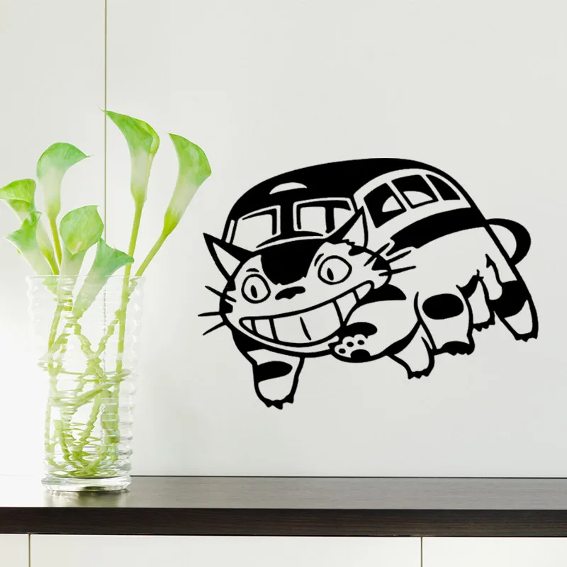 Виниловая наклейка на стену с мотивом аниме Мой сосед Тоторо|sticker manga|totoro vinyldecal