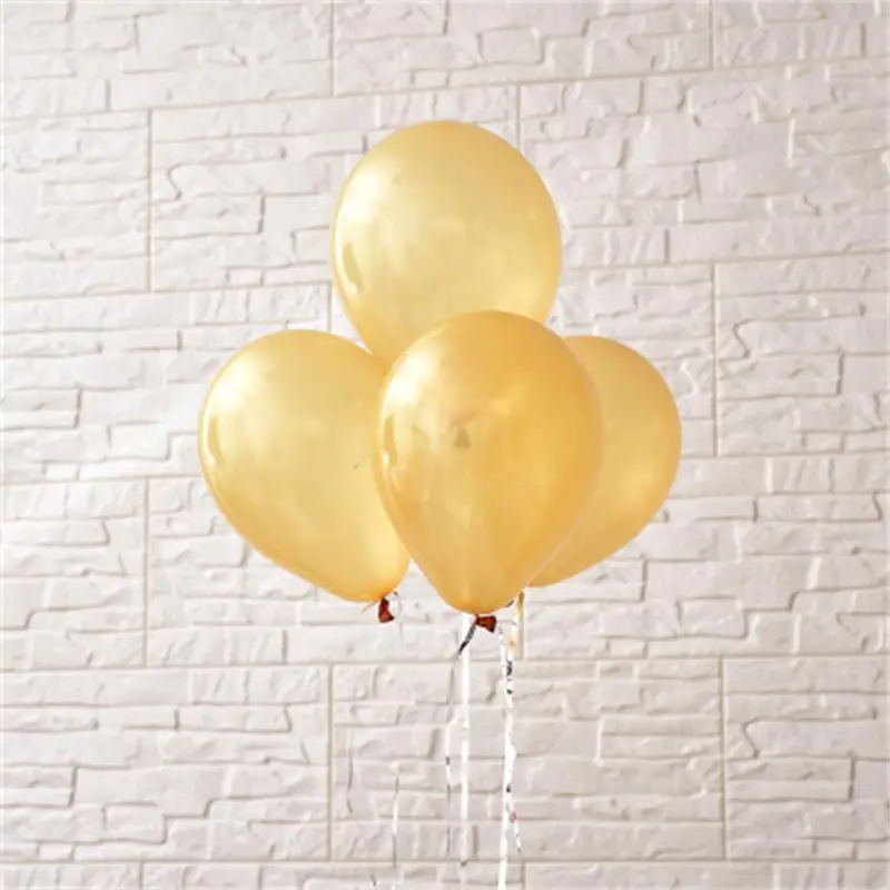 10 шт./лот латексные воздушные шары в виде единорога для свадьбы, дня рождения, вечерние украшения для детей, Мультяшные животные, лошадь, globos - Цвет: gold