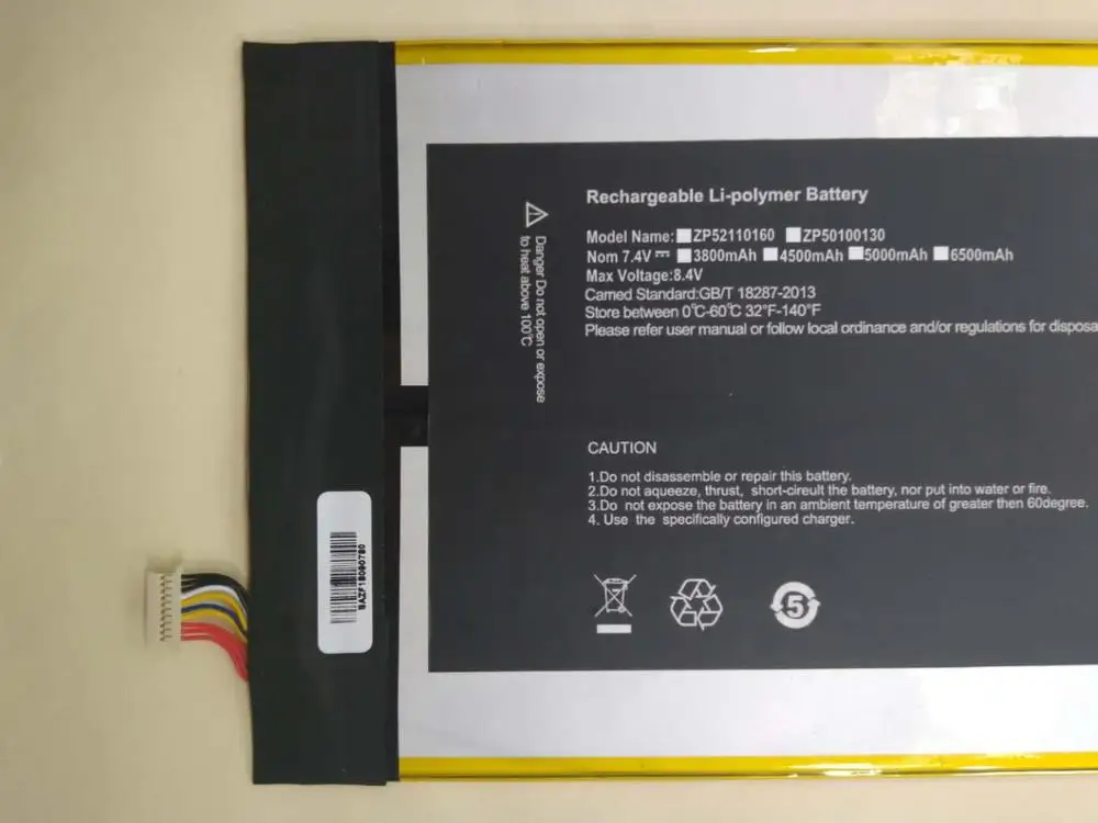 Новая горячая 7,4 V Безрамная перезаряжаемая литий-ионная полимерная литиевая батарея для Cube Knote8 Knote5 Tablet 2871188 3064148 батареи