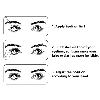 

2019 newest Magnetic Liquid Eyeliner with Magnetic False Eyelashes Waterproof Set SSwell