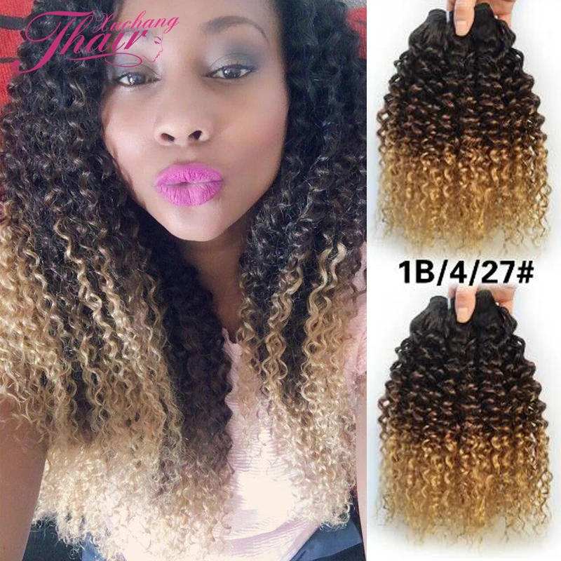 

3 Tone Grade 8a Ombre Indian Kinky Curly Virgin Hair 3 Bundles Unprocessed Indian Remy Hair Ombre Indian Human Hair Extensions