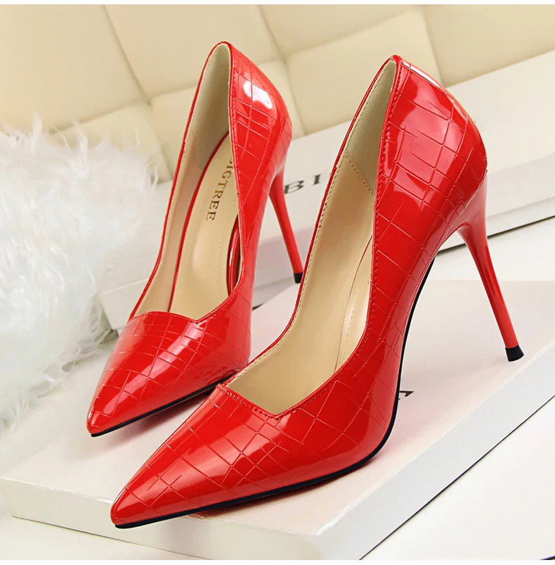 Women's Pumps Shoes' Shallow Slip-On Mules Shoes Women High Heels Party Women Pump High Heels Shoes Fashion Office Lady Shoe New (9)