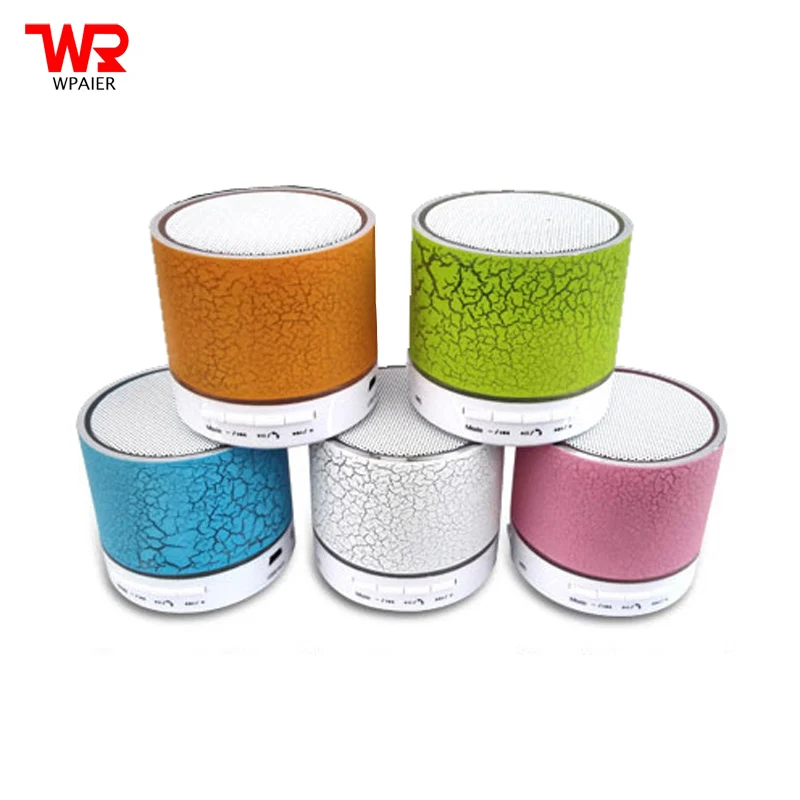 

WPAIER A9 Burst pattern Wireless Bluetooth speaker LED Colorful mini bluetooth speaker Support TF card outdoor portable