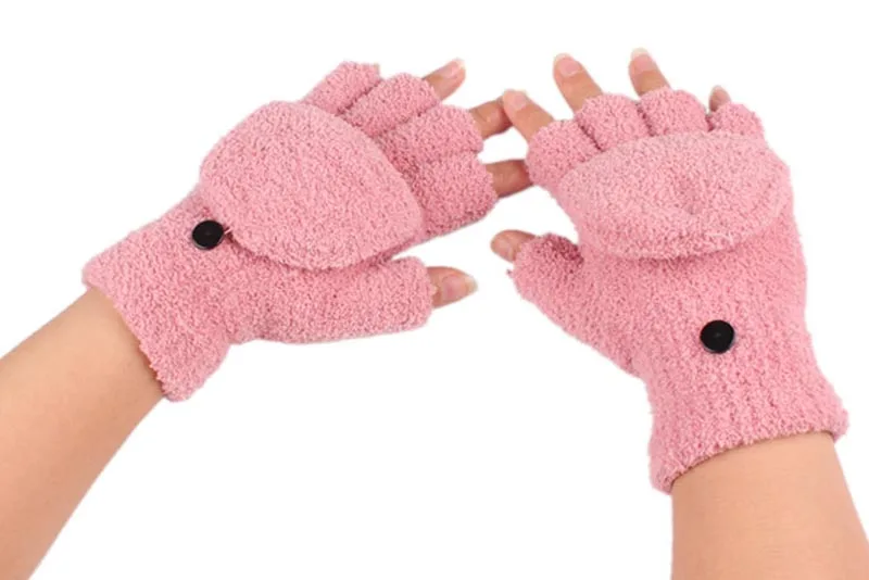1 pair Hot Sale Fashion Women Fingerless Winter Fall Hand Wrist Warmer Winter Gloves clothing accessories