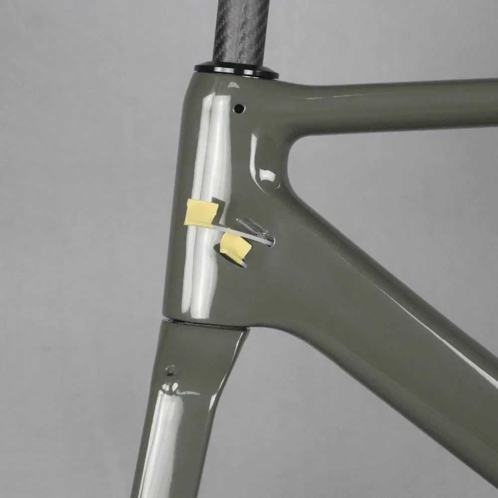 Discount 2019 new  disc carbon road frame  Bicycle Frameset  Axle thru  EPS technology disc road bike frame custom paint 6