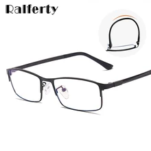 Ralferty ультра светильник оптические очки Для мужчин синий светильник очки компьютерных игр квадратный TR90 металлическая оправа для очков, при близорукости очки X8721