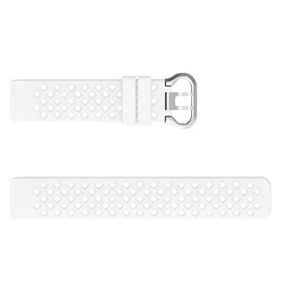 Силиконовый ремешок для Fitbit Charge 3 ремешок для часов браслет для Fitbit Charge 3 ремешок для часов резиновый спортивный браслет - Цвет: white