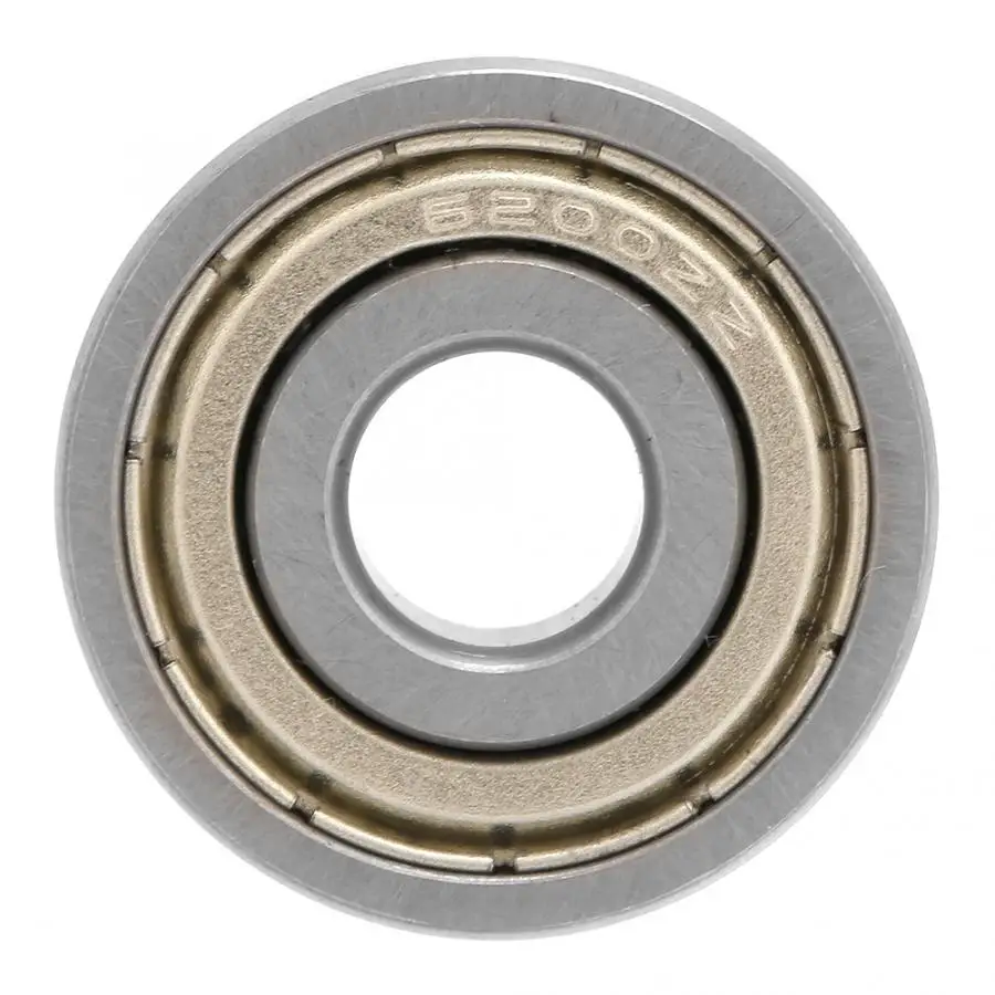 

10Pcs (6200-zz) 30x10x9mm Deep Groove Double Shielded Bearing Steel Ball Single Column Bearing linear bearings rulman