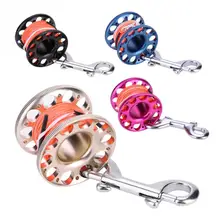 30 м DIY катушка линия компактная алюминиевая катушка с двойным крюком из нержавеющей стали