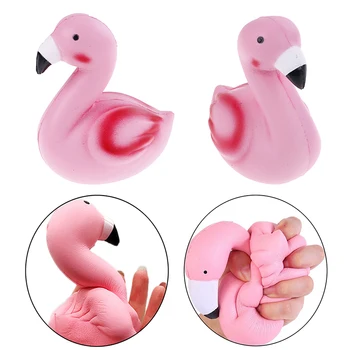 

Novelty Gag Toys Flamingo Gags Practical Jokes Squishy Squeeze Stress Relief Toys Fun Squeeze Popular Funny Gadgets Gift