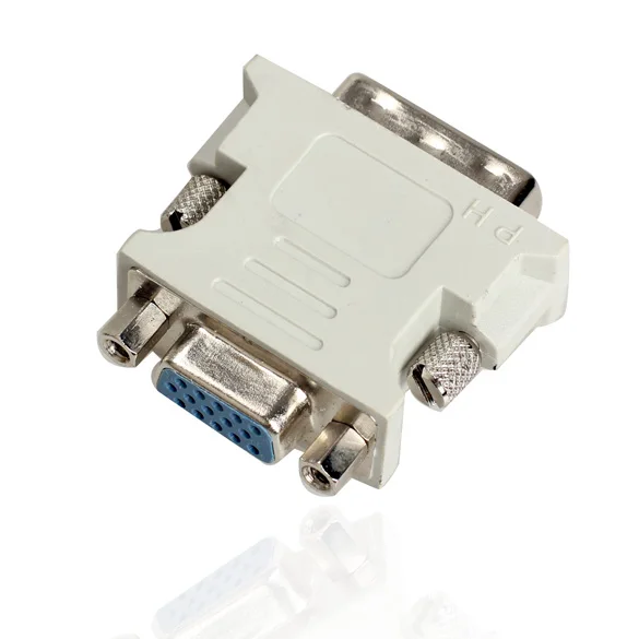 New DVI I Male 24 5 Pin to VGA Female Adapter Video Converter QJY99