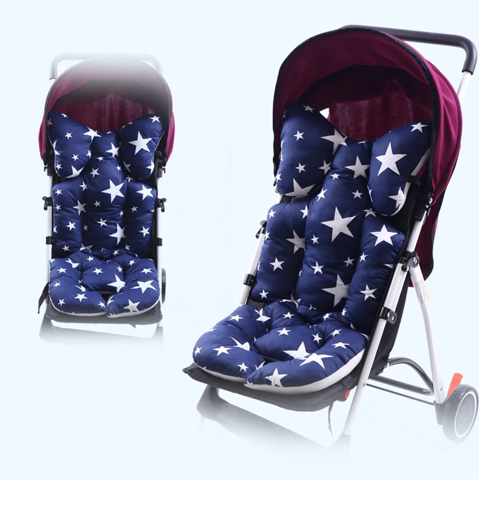 Универсальная Подушечка Для сиденья детской коляски, детские дышащие аксессуары для коляски, коляска для автомобиля, подушка для детской коляски, Всесезонная подушка