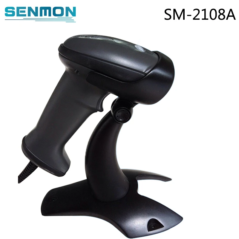 

Auto Sensor Industrial POS Laser Handheld USB Barcode Scanner RS232 Interface 1D Barcode Reader with Holder Stand